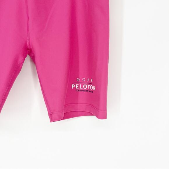 Peloton Caden Crosswaist Bike Shorts M Pink - Picture 5 of 8